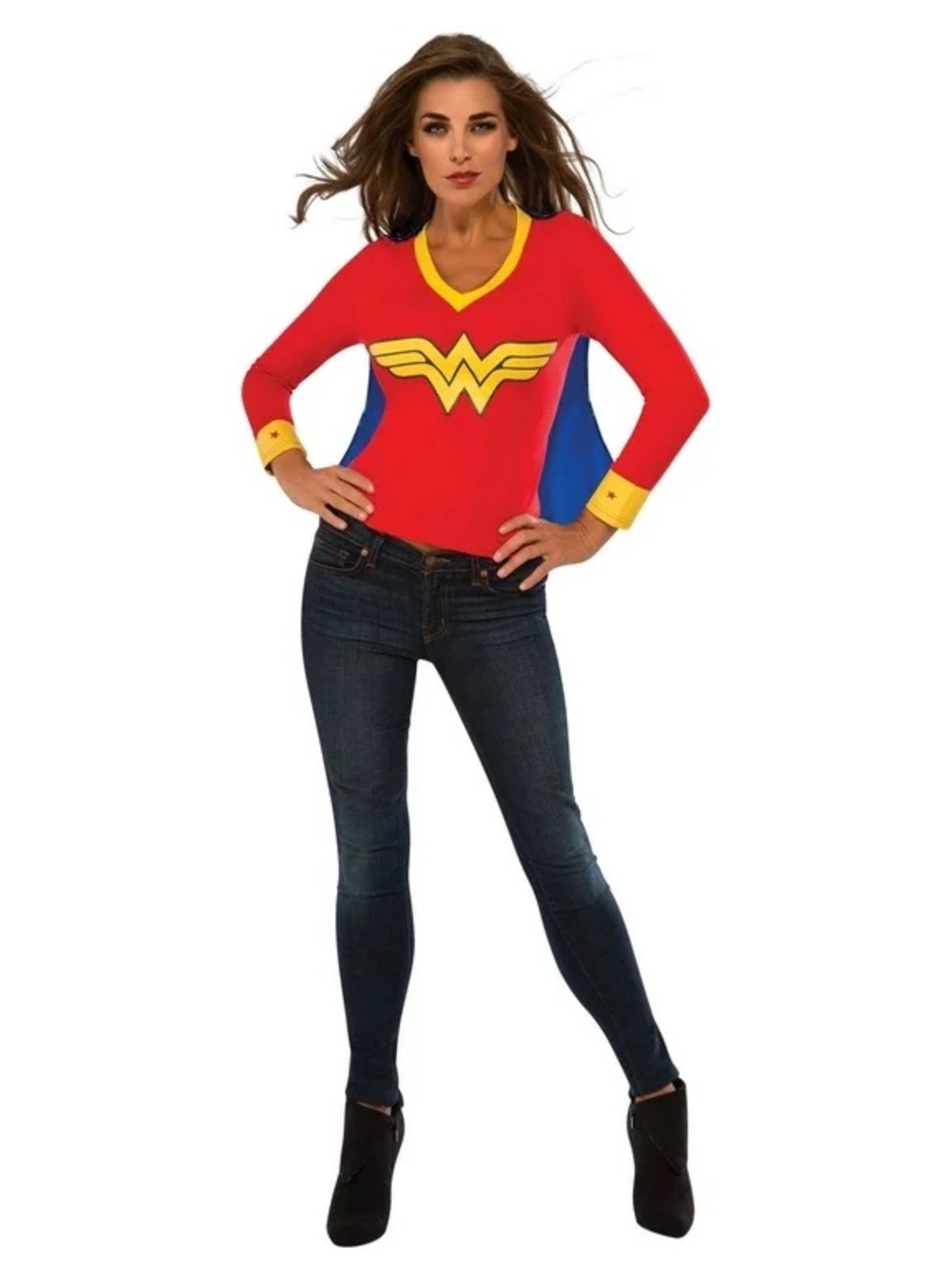 DC Comics Wonder Woman Top with Cape